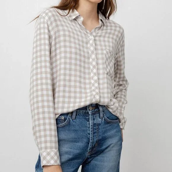 Rails Hunter Powder Wheat Button Up Shirt - Picture 3 of 8